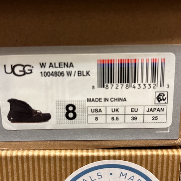 Womens UGG “Alena” in Black - Picture 7 of 9